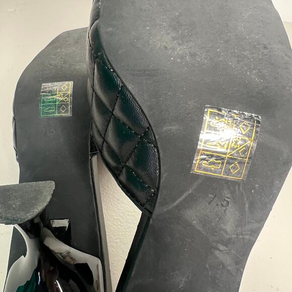 Jeffrey Campbell Quilted Mr. Big Kitten Heel Size 7.5 - Picture 8 of 9